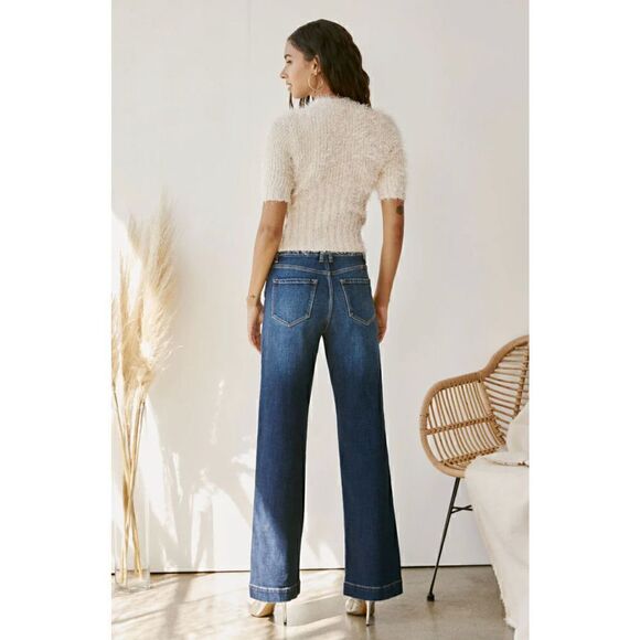 Kancan Cailin Wide Leg Trouser Jean - Picture 4 of 12